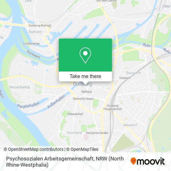 Psychosozialen Arbeitsgemeinschaft map