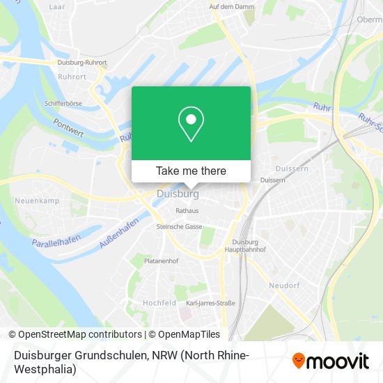 Duisburger Grundschulen map