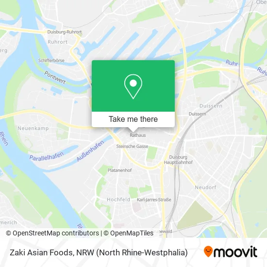 Zaki Asian Foods map