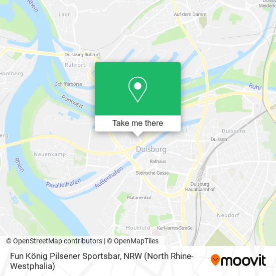 Карта Fun König Pilsener Sportsbar