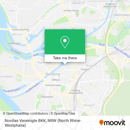 Novitas Vereinigte BKK map