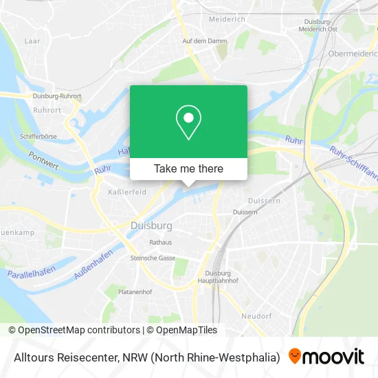 Alltours Reisecenter map