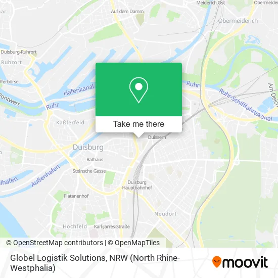 Globel Logistik Solutions map