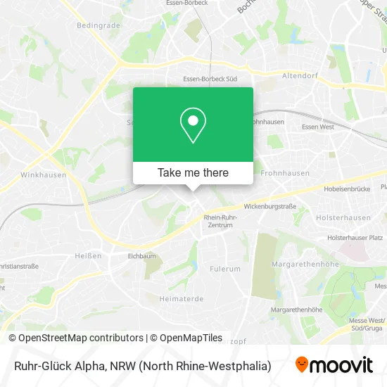 Ruhr-Glück Alpha map
