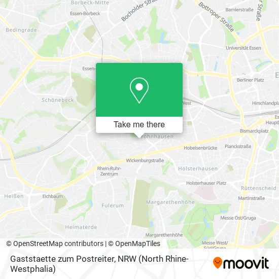 Карта Gaststaette zum Postreiter