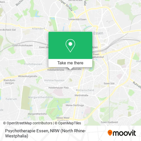 Карта Psychotherapie Essen