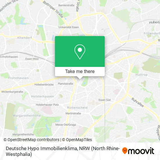 Карта Deutsche Hypo Immobilienklima