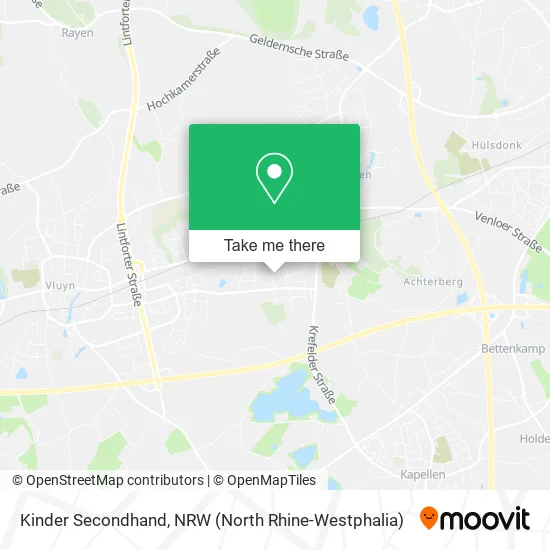 Kinder Secondhand map