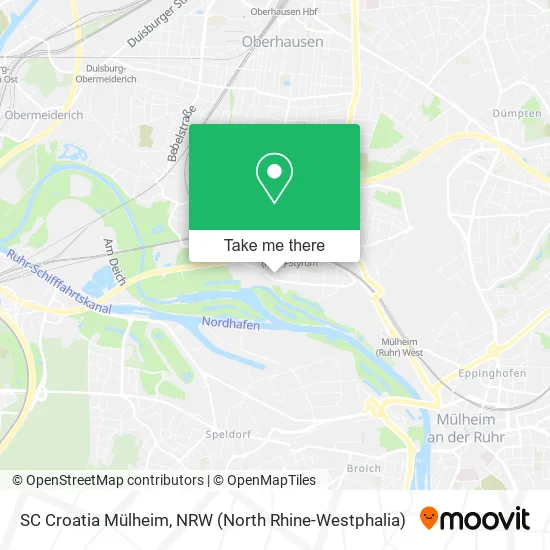 Карта SC Croatia Mülheim