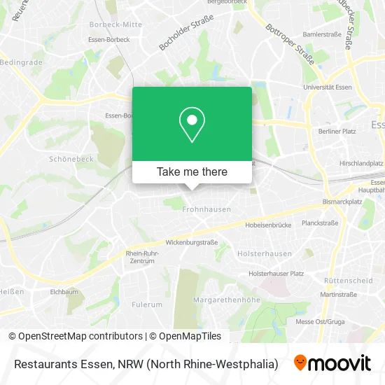 Restaurants Essen map