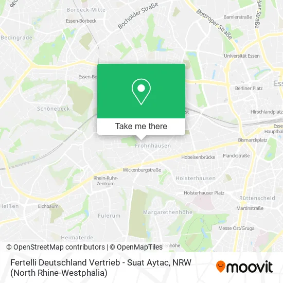 Карта Fertelli Deutschland Vertrieb - Suat Aytac