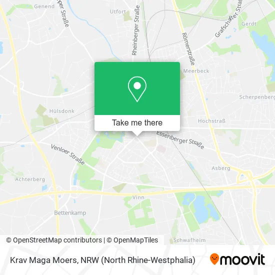Krav Maga Moers map