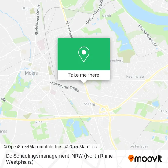 Карта Dc Schädlingsmanagement