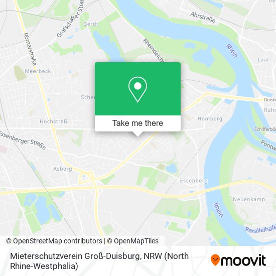 Mieterschutzverein Groß-Duisburg map