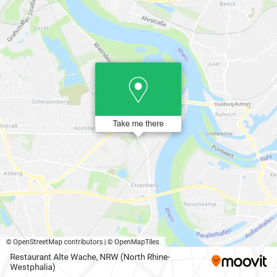 Карта Restaurant Alte Wache