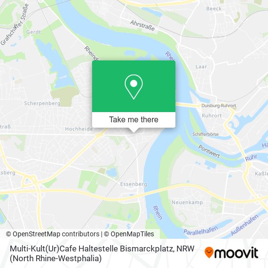 Multi-Kult(Ur)Cafe Haltestelle Bismarckplatz map