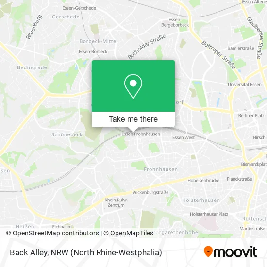 Карта Back Alley