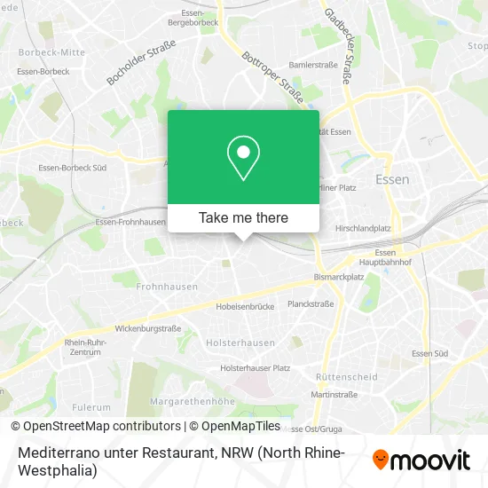 Карта Mediterrano unter Restaurant