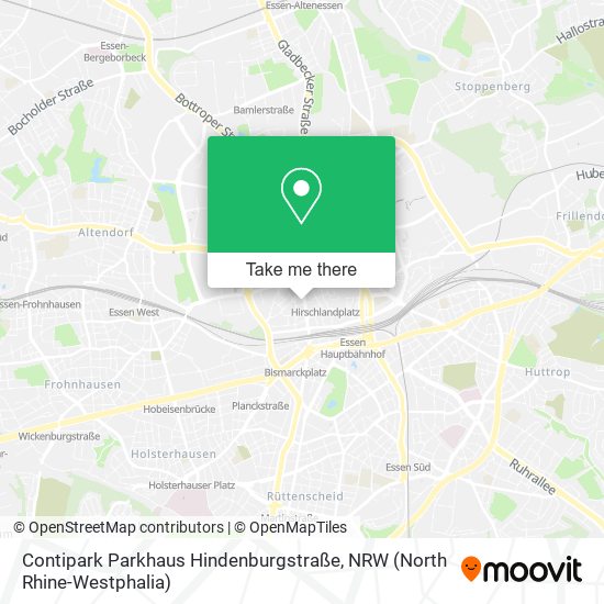 Contipark Parkhaus Hindenburgstraße map