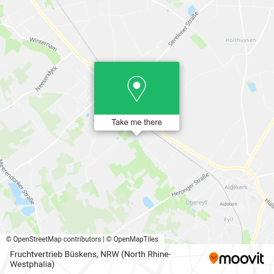 Fruchtvertrieb Büskens map