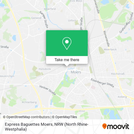 Express Baguettes Moers map