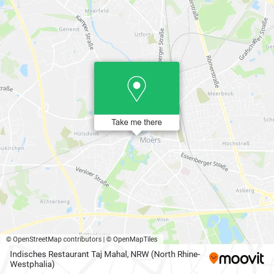 Indisches Restaurant Taj Mahal map