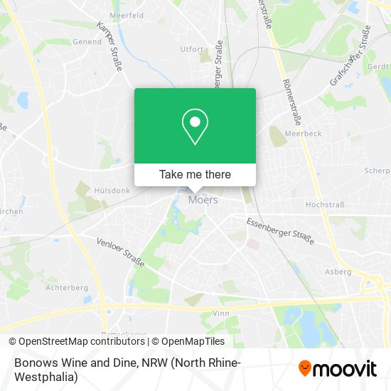 Bonows Wine and Dine map