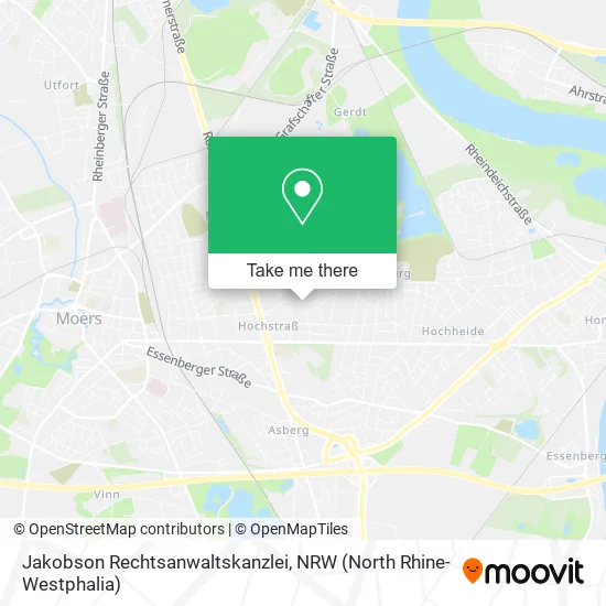 Карта Jakobson Rechtsanwaltskanzlei