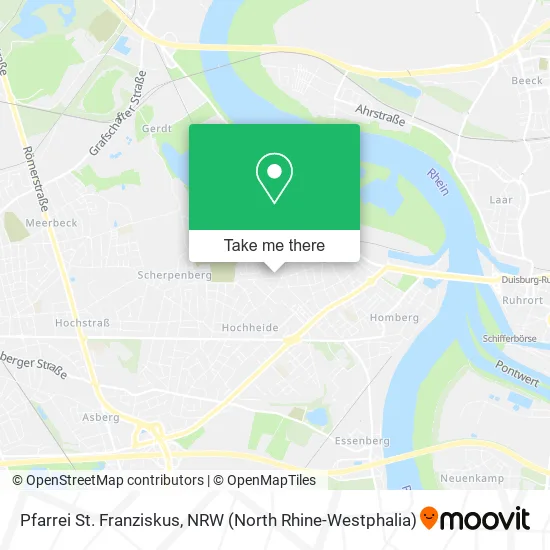 Pfarrei St. Franziskus map