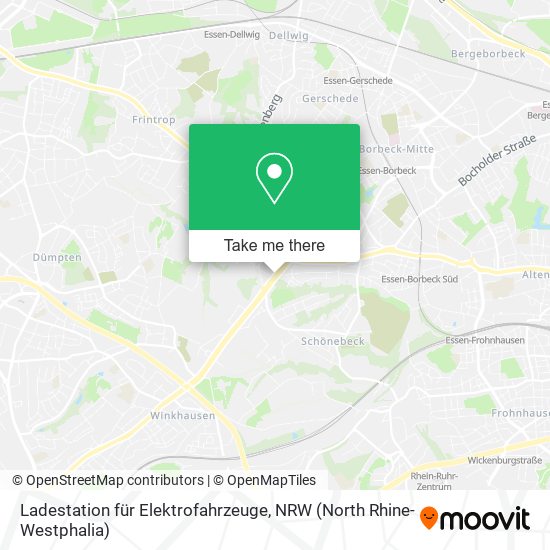 Ladestation für Elektrofahrzeuge map