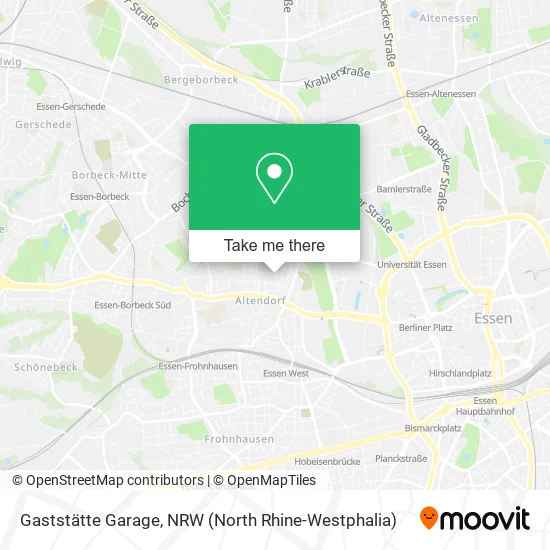 Карта Gaststätte Garage