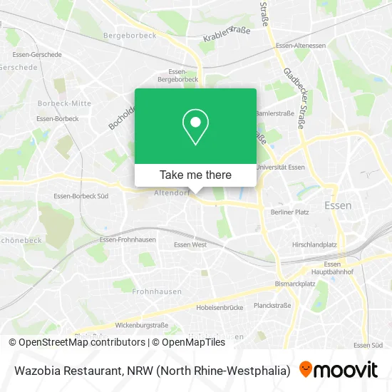 Карта Wazobia Restaurant