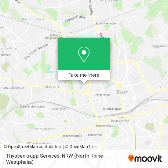 Карта Thyssenkrupp Services