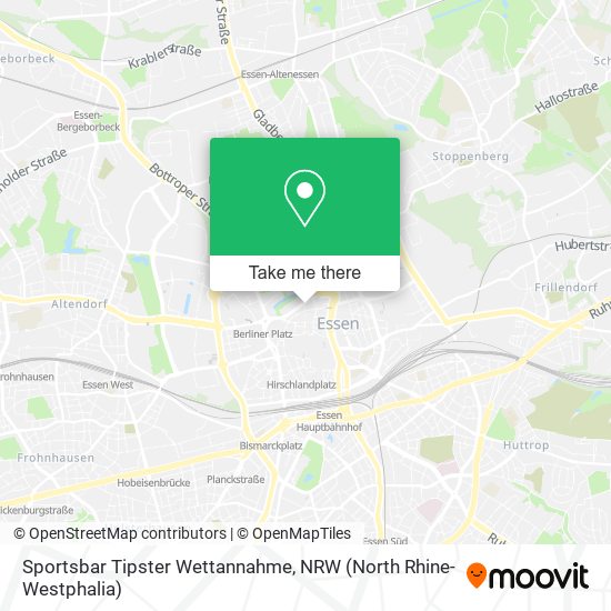 Sportsbar Tipster Wettannahme map