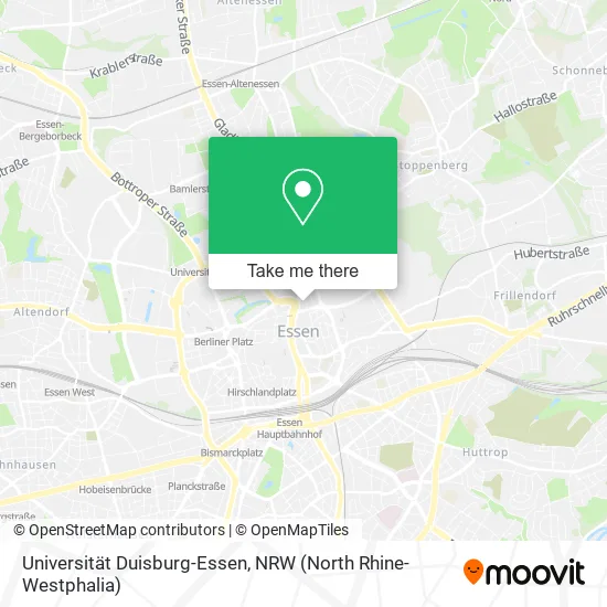 Карта Universität Duisburg-Essen