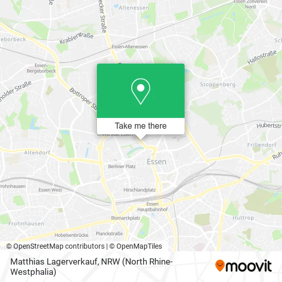 Карта Matthias Lagerverkauf