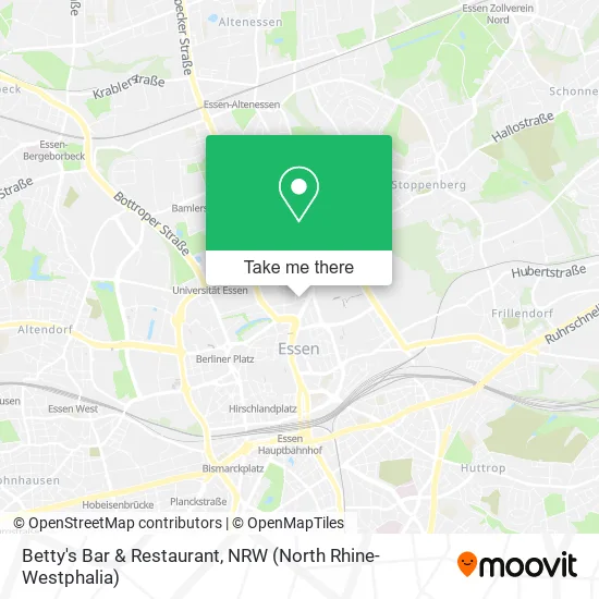 Betty's Bar & Restaurant map