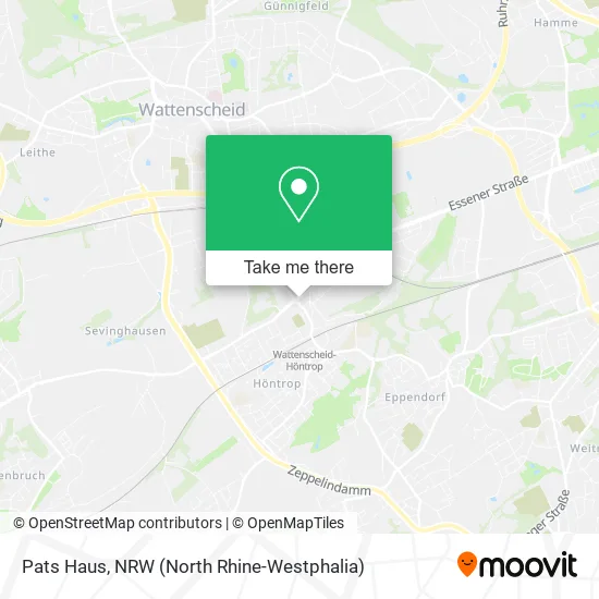 Pats Haus map