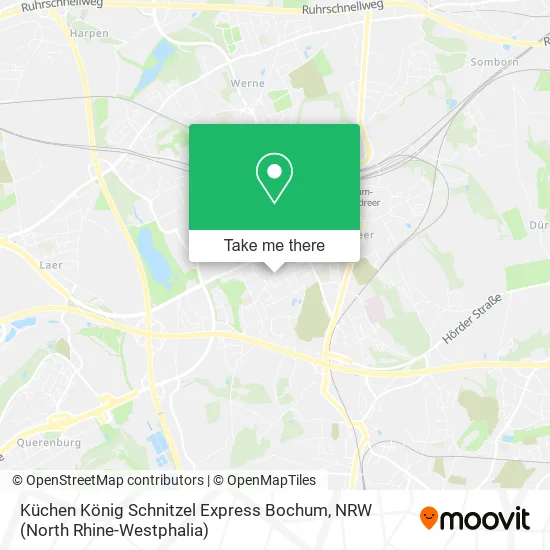 Карта Küchen König Schnitzel Express Bochum