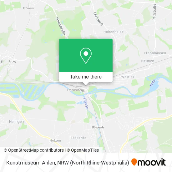 Kunstmuseum Ahlen map