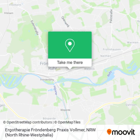 Ergotherapie Fröndenberg Praxis Vollmer map
