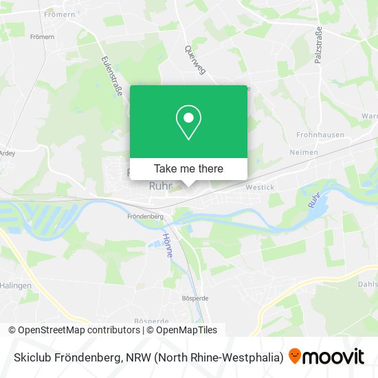 Skiclub Fröndenberg map