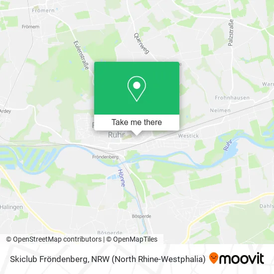 Карта Skiclub Fröndenberg