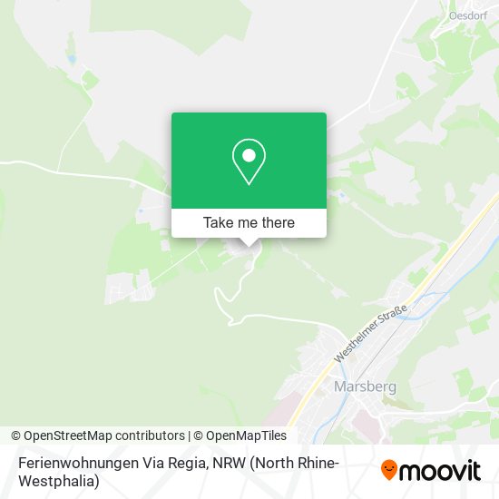 Ferienwohnungen Via Regia map