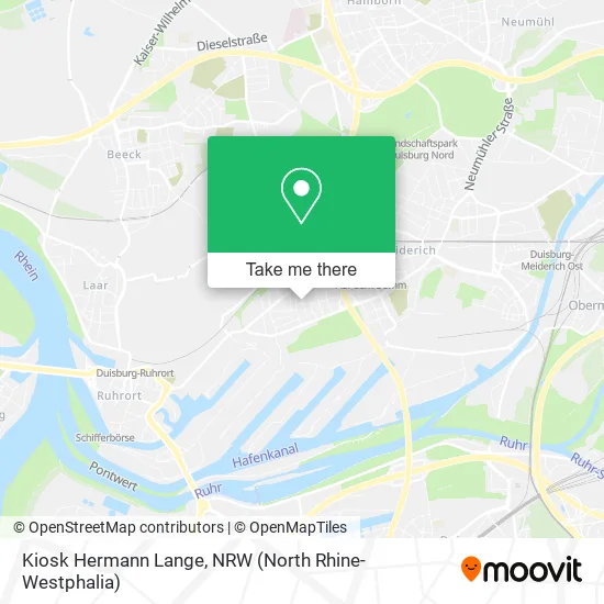 Карта Kiosk Hermann Lange