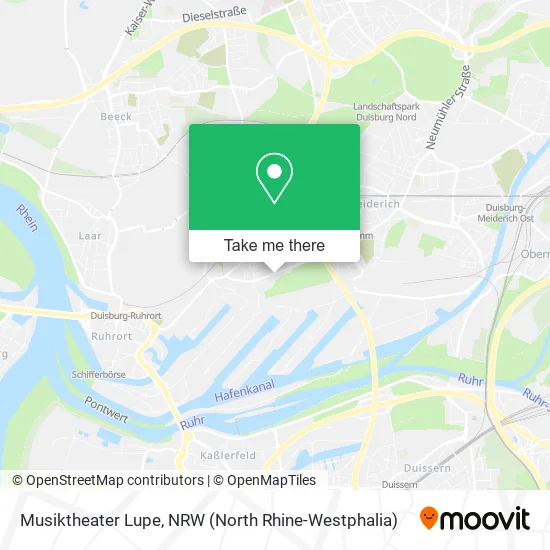 Карта Musiktheater Lupe