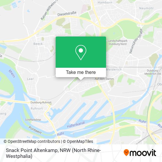Snack Point Altenkamp map