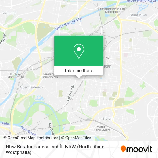 Nbw Beratungsgesellschft map