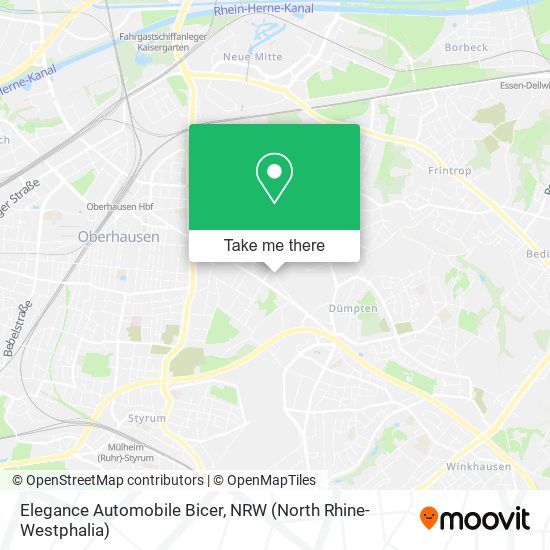 Elegance Automobile Bicer map