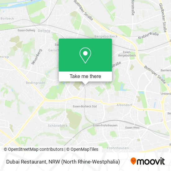 Dubai Restaurant map